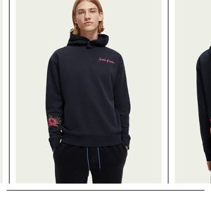 Scotch & Soda Art work felpa hoodie